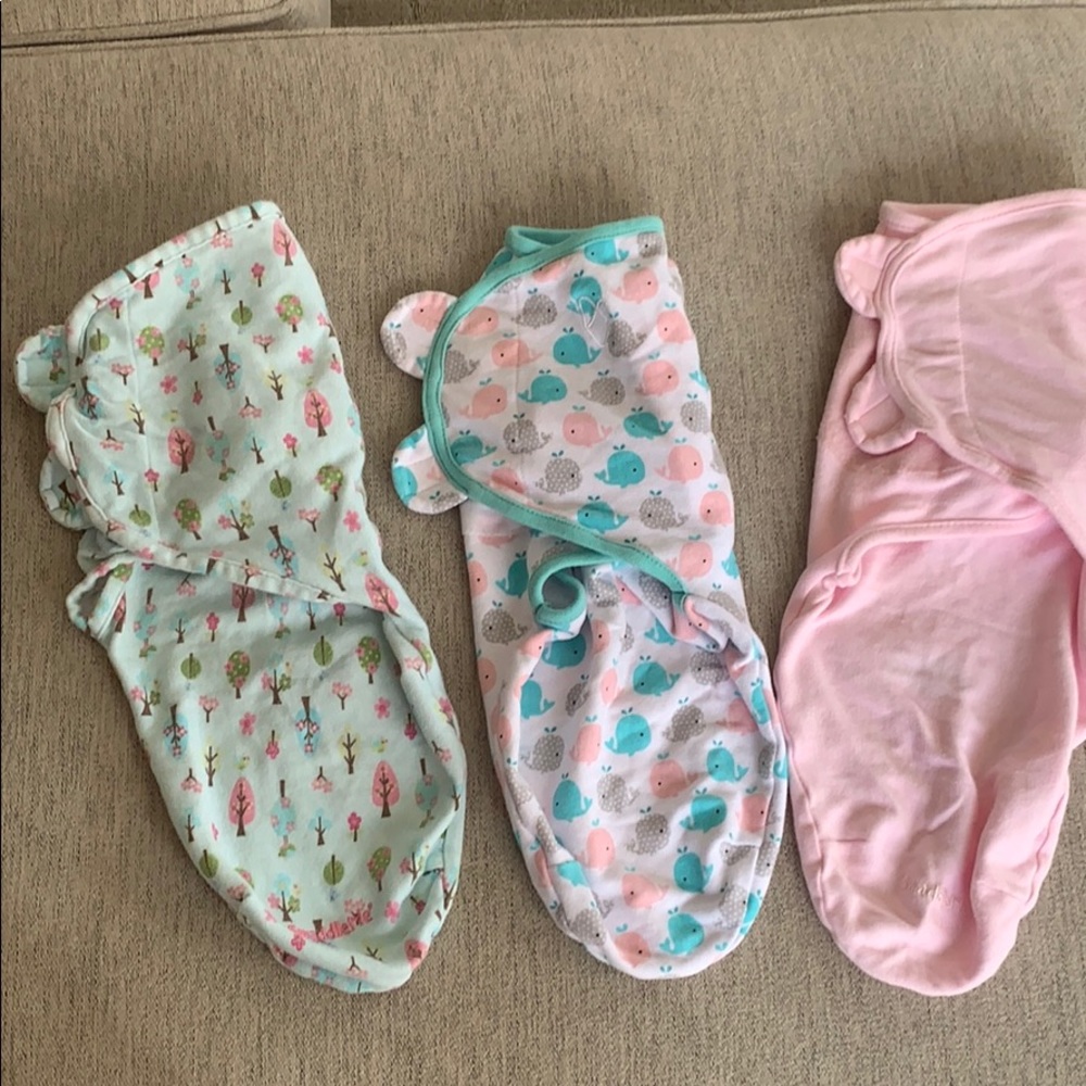 3 Velcro swaddle sleep sacks